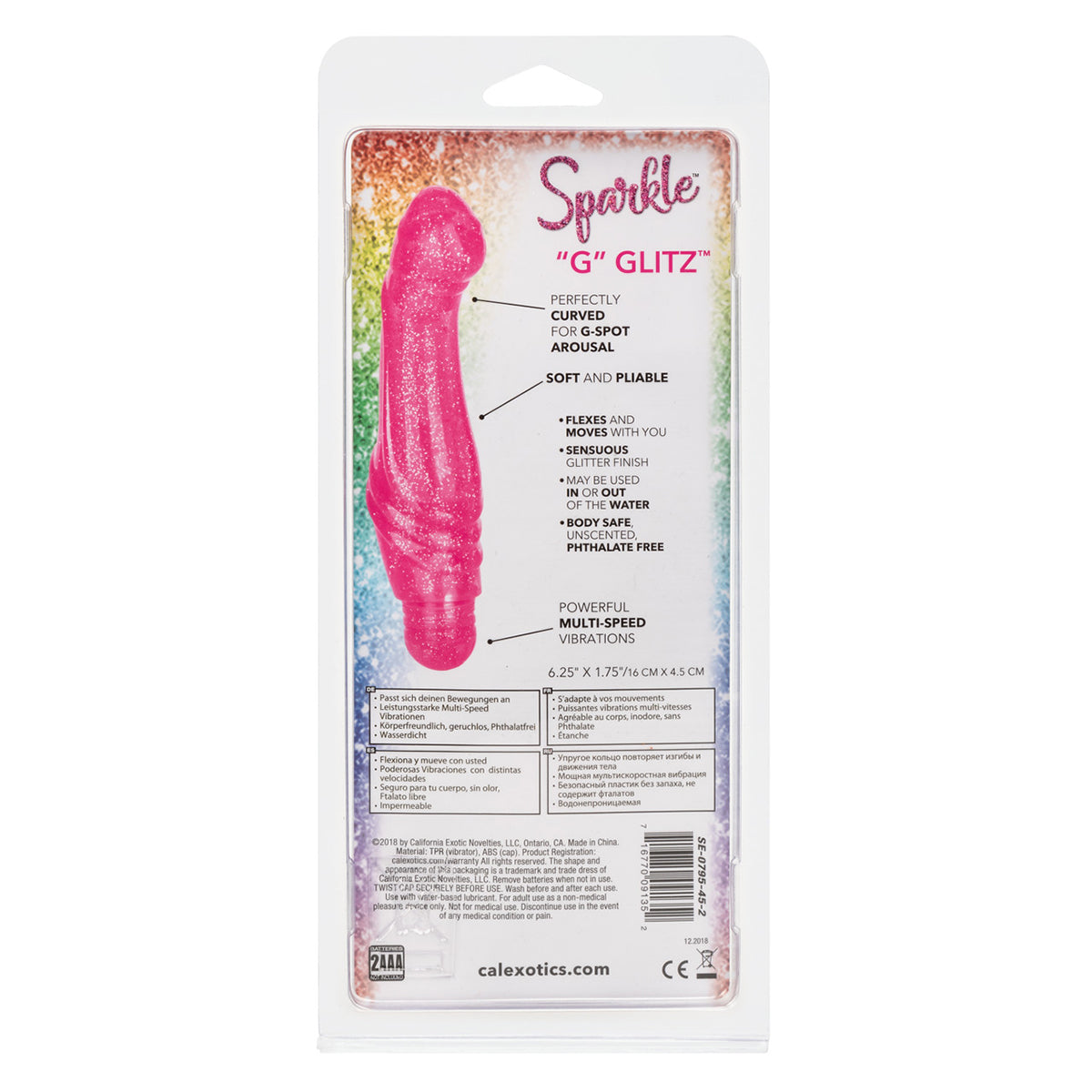 CalExotics® - Sparkle “G” Glitz Vibrator – Pink