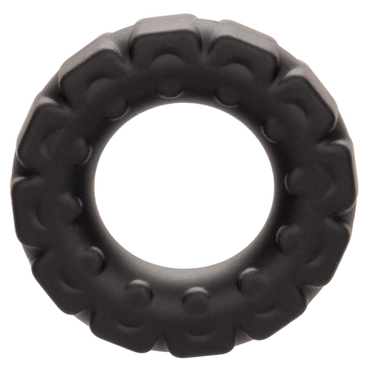CaleXOtics – Alpha Ring – Liquid Silicone Prolong Tread Ring - Black