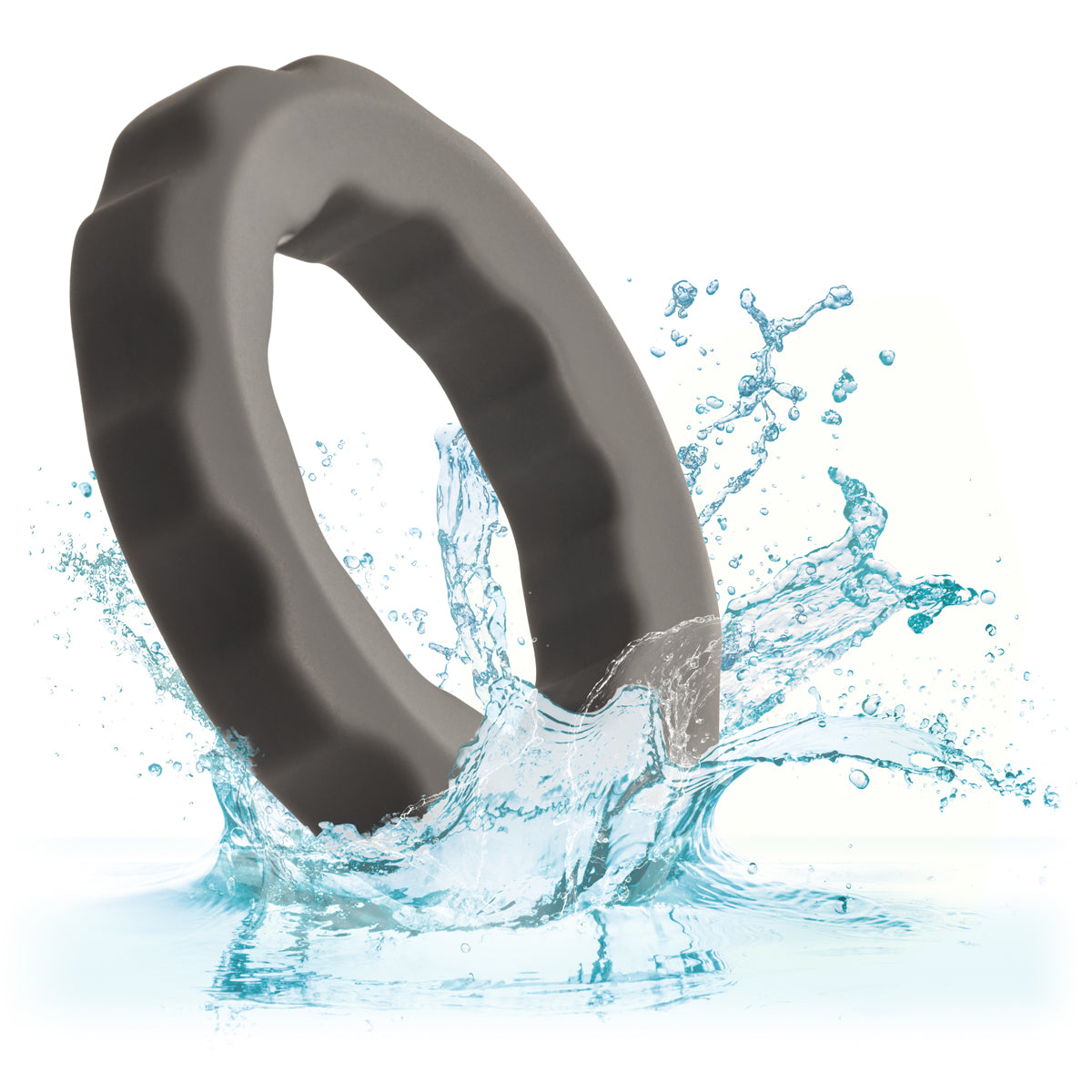 CalExotics® - Alpha Ring - Liquid Silicone Erect Ring – Grey