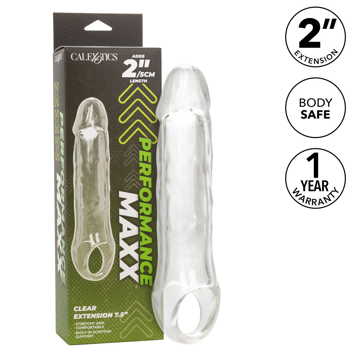 CaleXOtics – Performance Maxx – Clear Extension - 7.5”