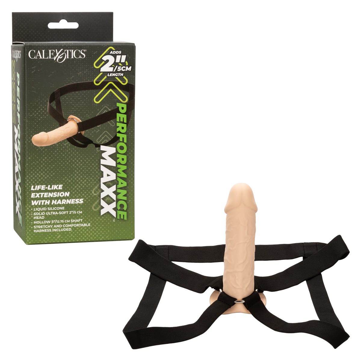 CalExotics® - Performance Maxx™ - Life-Like Penis Extension With Harness – Ivory