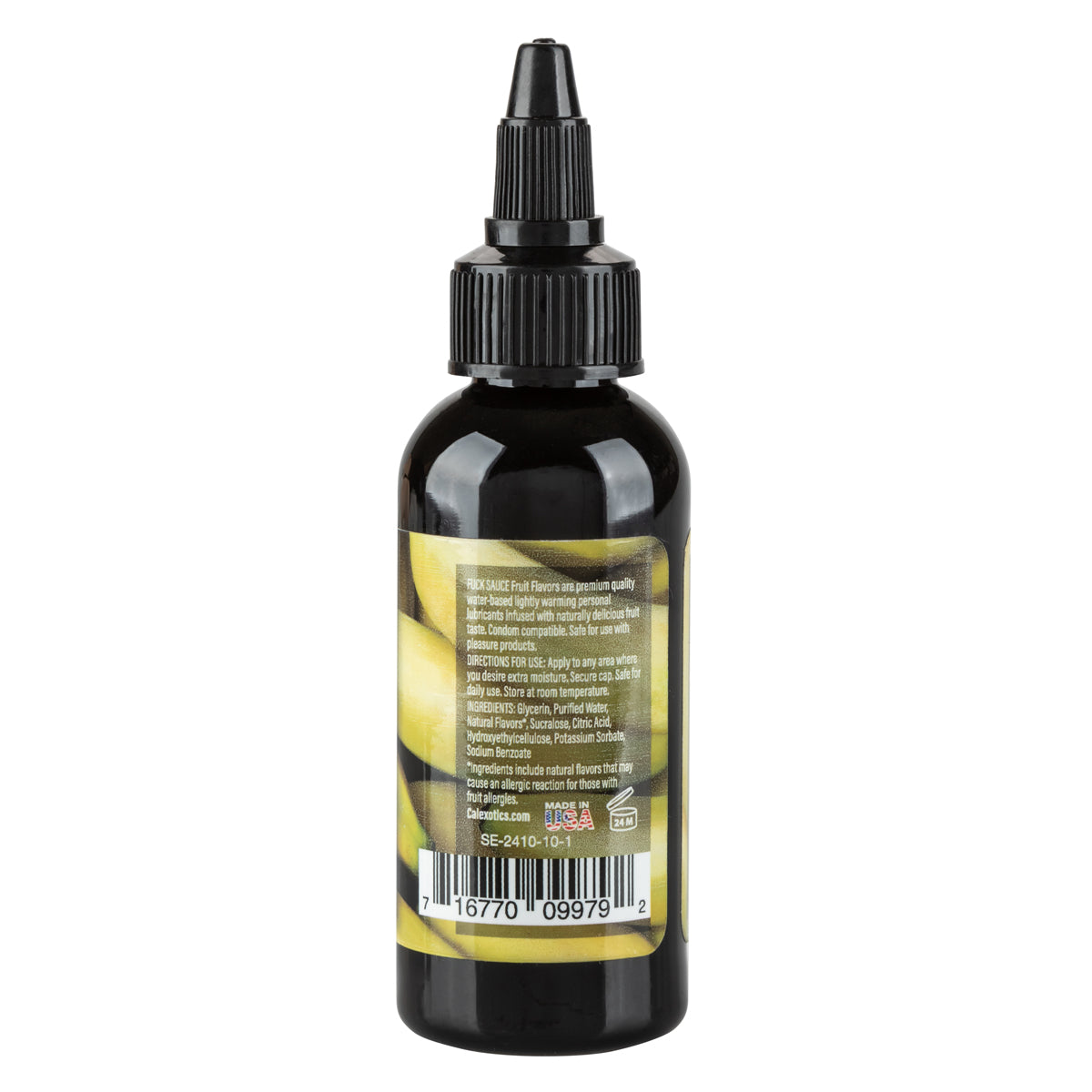CalExotics® – Fuck Sauce – Flavored Water Based Lubricant – Banana - 2oz/60ml