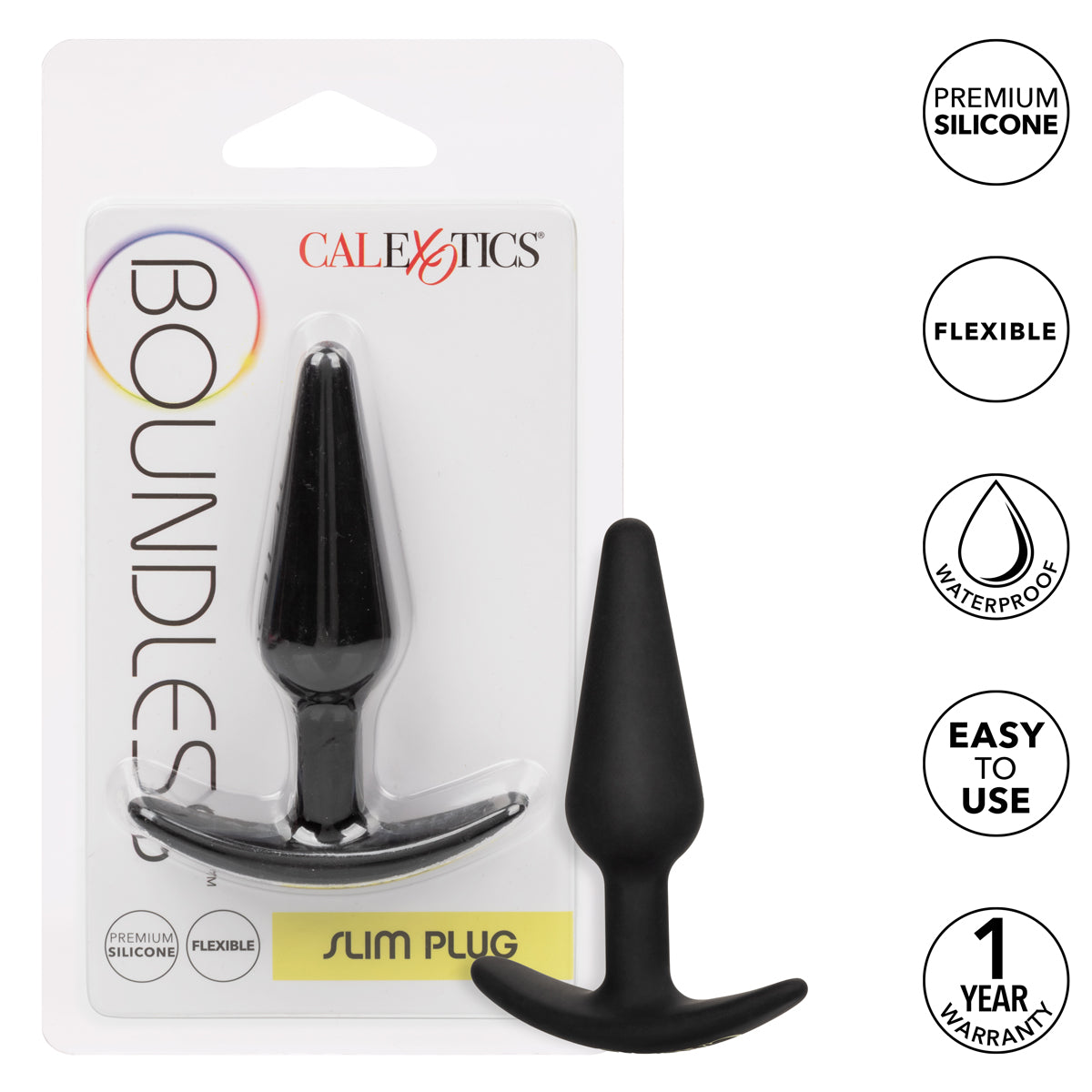 CalExotics® - Boundless Slim Butt Plug – Black