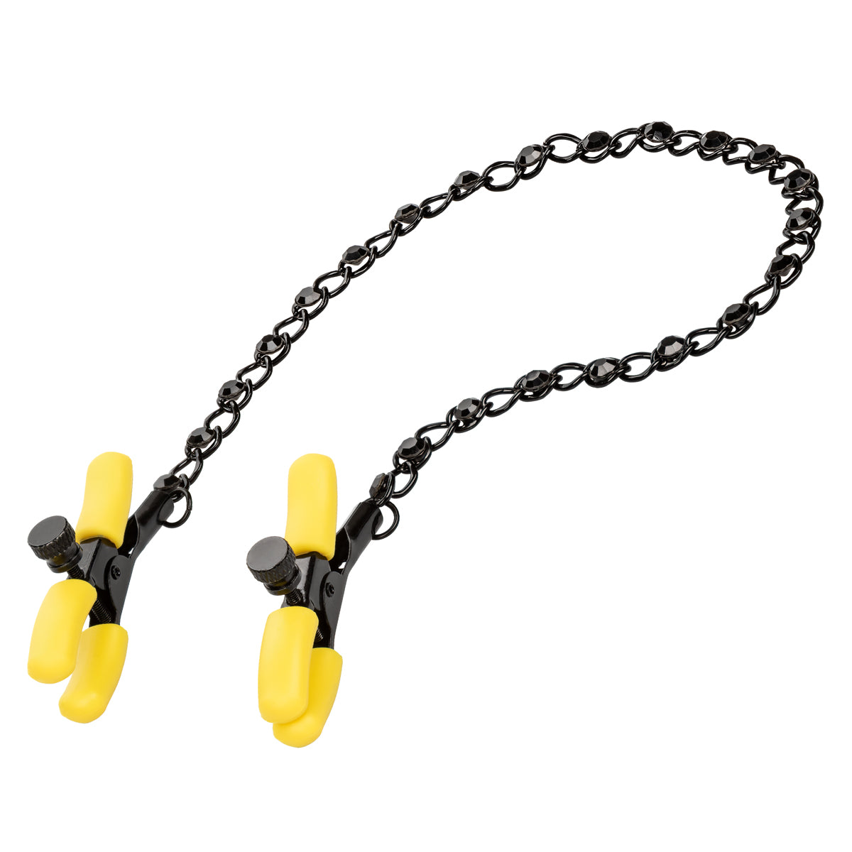 CalExotics® - Boundless - Nipple Teasers Clamps– Black/Yellow