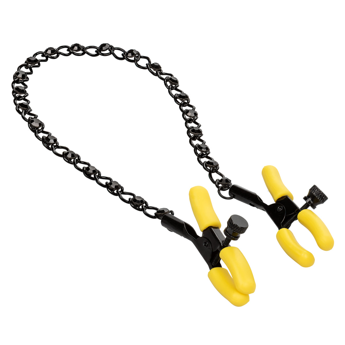 CalExotics® - Boundless - Nipple Teasers Clamps– Black/Yellow