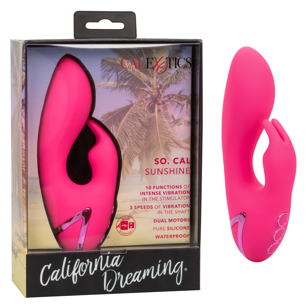 CalExotics® - California Dreaming - So. Cal Sunshine Vibrator – Pink