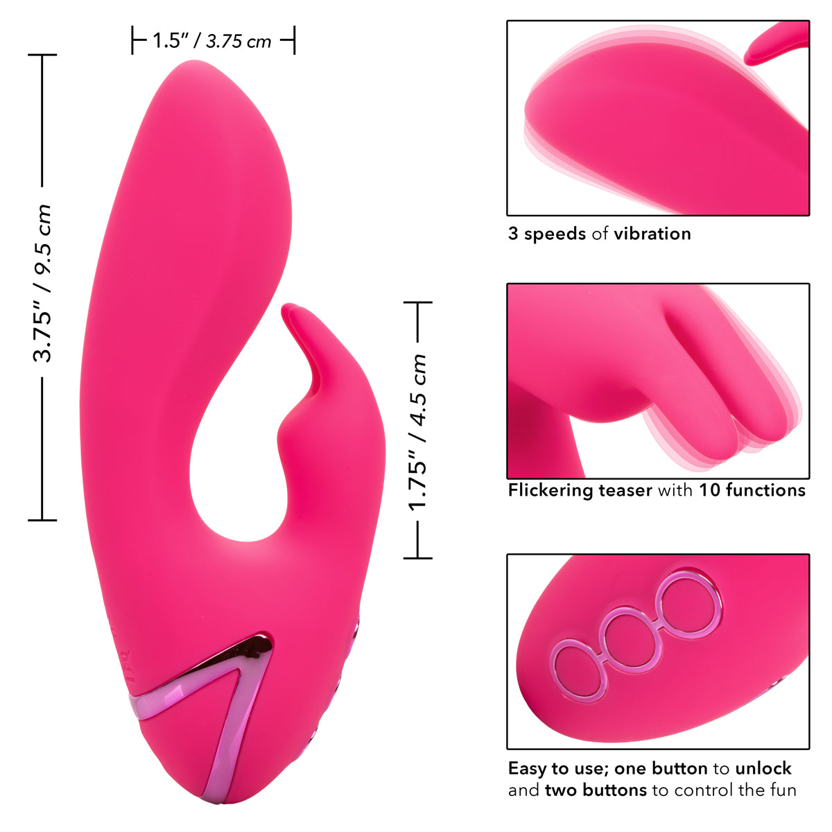 CalExotics® - California Dreaming - So. Cal Sunshine Vibrator – Pink