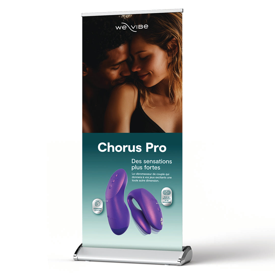 WE-VIBE® - Chorus Pro Roll Up Banner - French