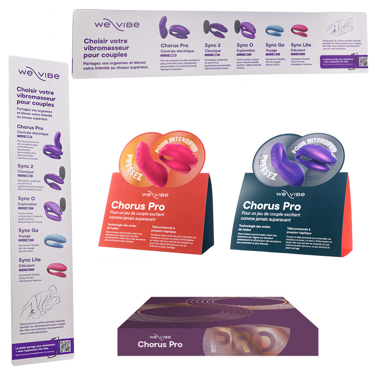 WE-VIBE® - Chorus Pro Merch Kit - French