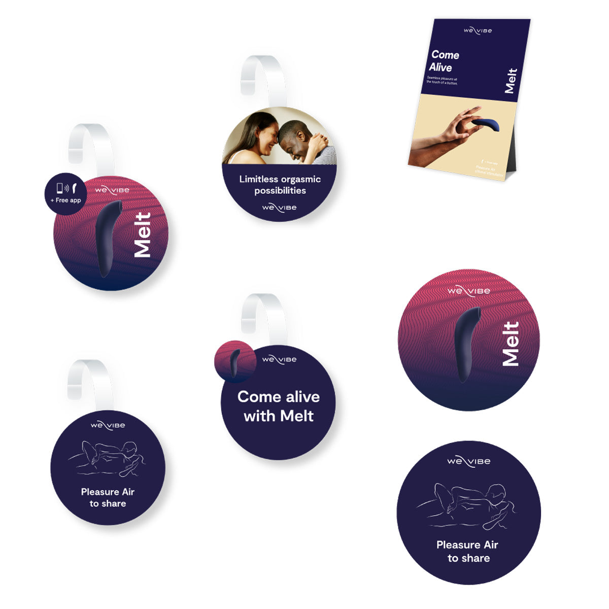 Melt by We-Vibe Merch Kit Midnight Blue