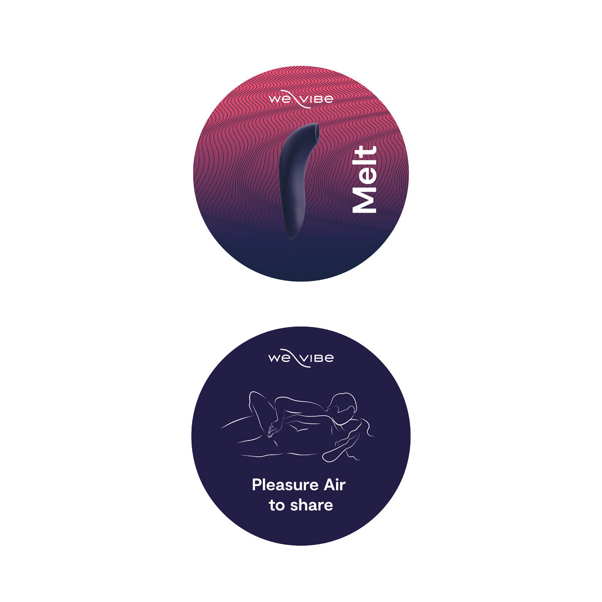 Melt by We-Vibe Merch Kit Midnight Blue