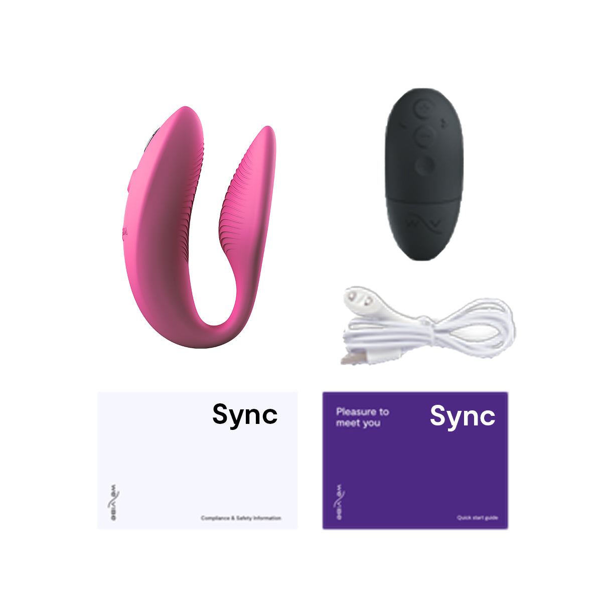 We-Vibe - Sync 2nd Generation Wearable Couples’ Vibrator Tester Kit – Rose