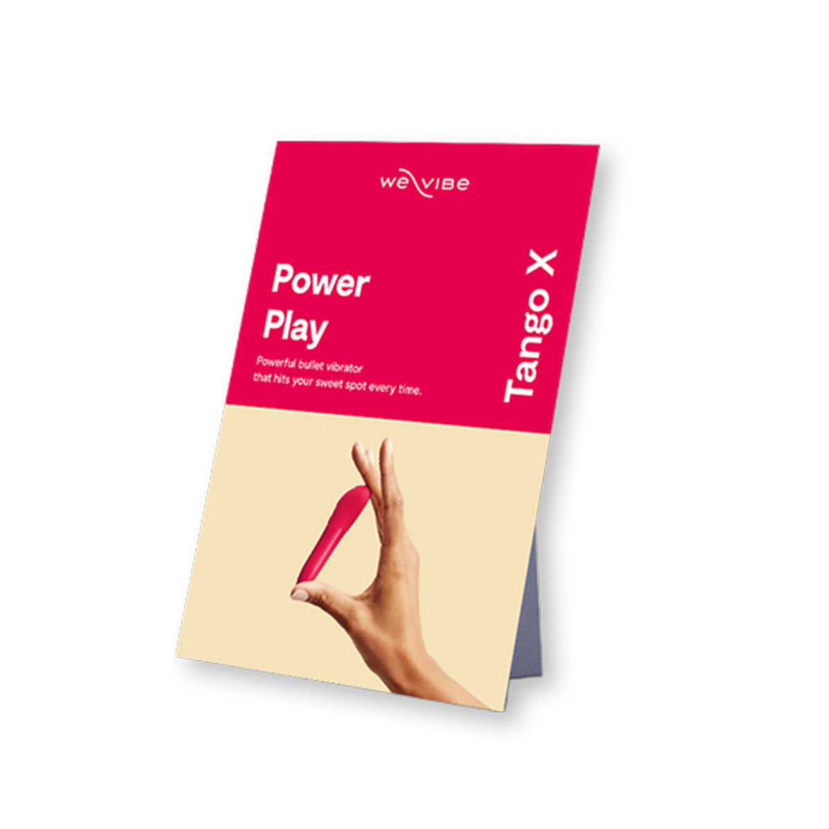 Tango X by We-Vibe Counter Card