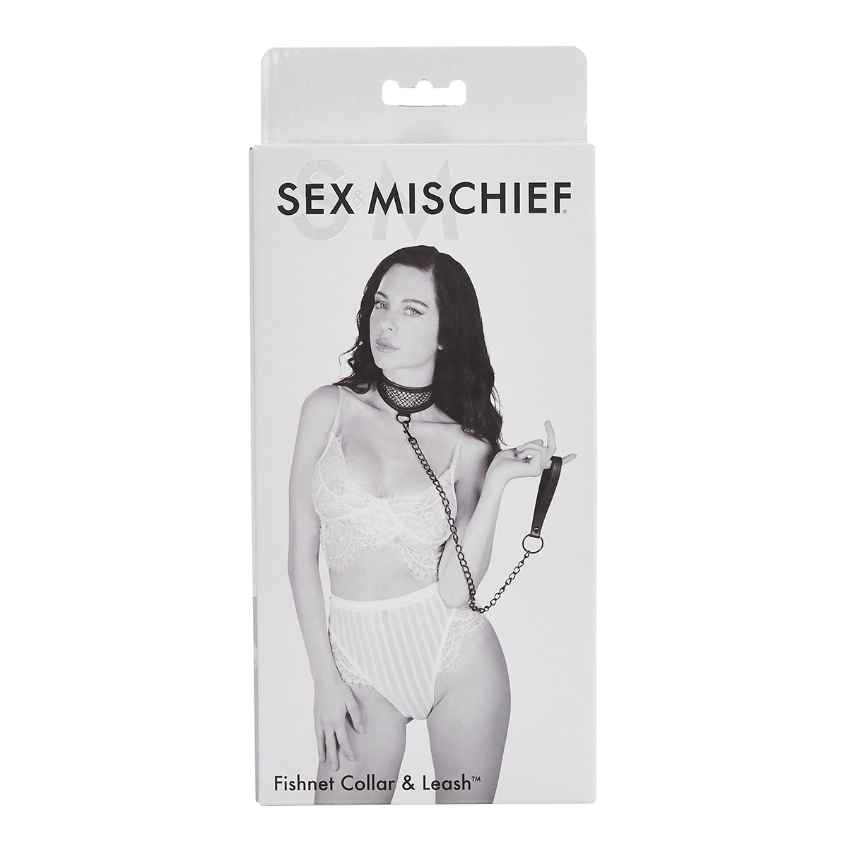 Sportsheets Sex &amp; Mischief Fishnet Collar &amp; Leash