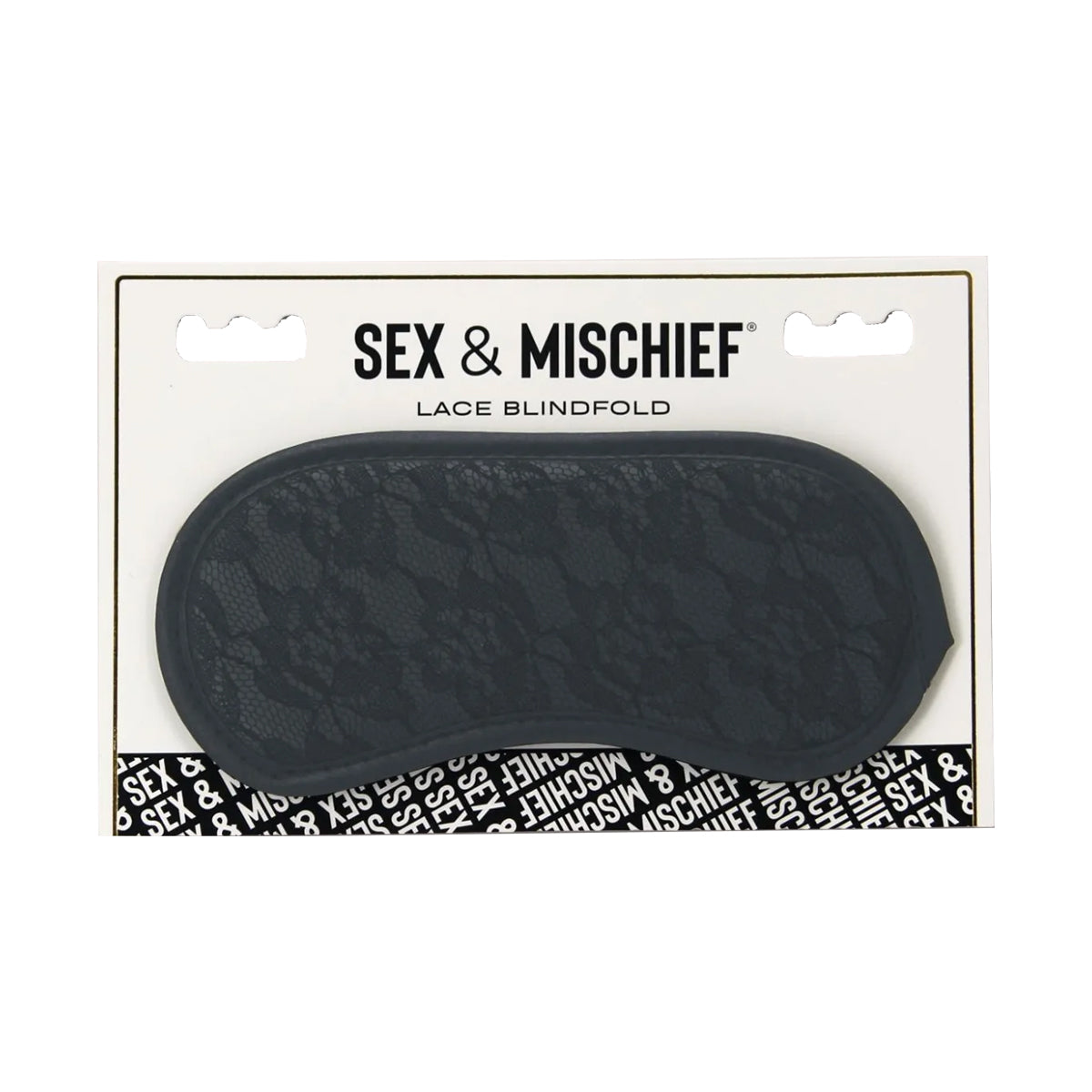 Sportsheets Sincerely - Lace Blindfold - Black