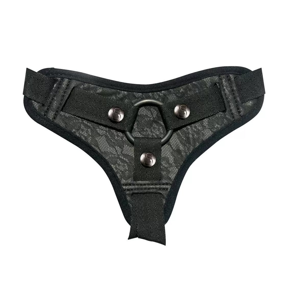 Sportsheets Sincerely - Lace Strap-On - Black
