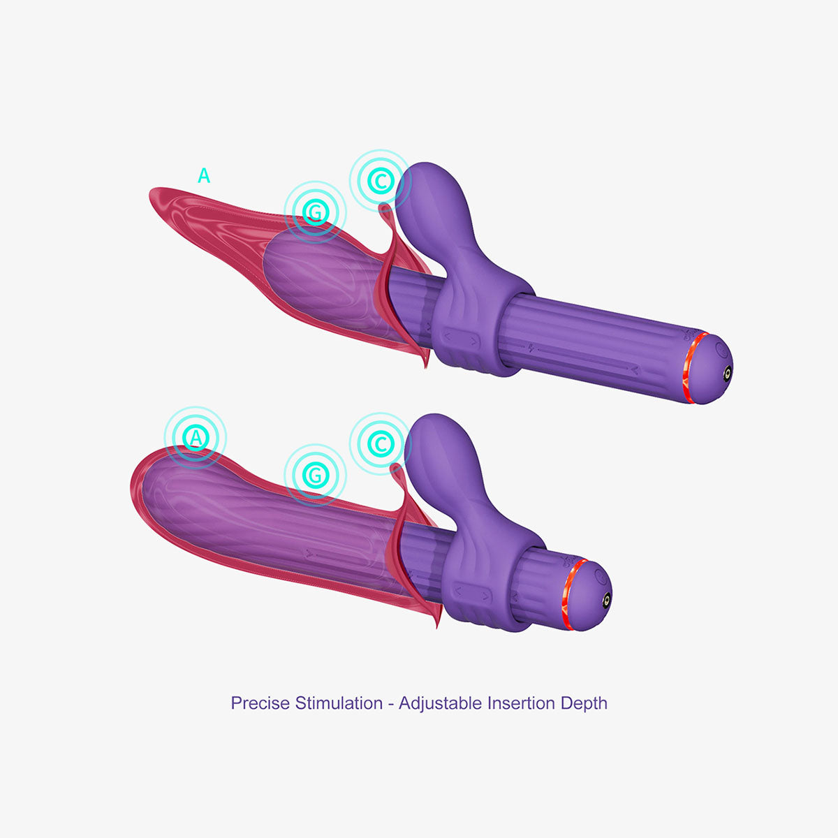 OTOUCH - Magic Stick Multi Functioning Vibrator S1 Plus - Purple