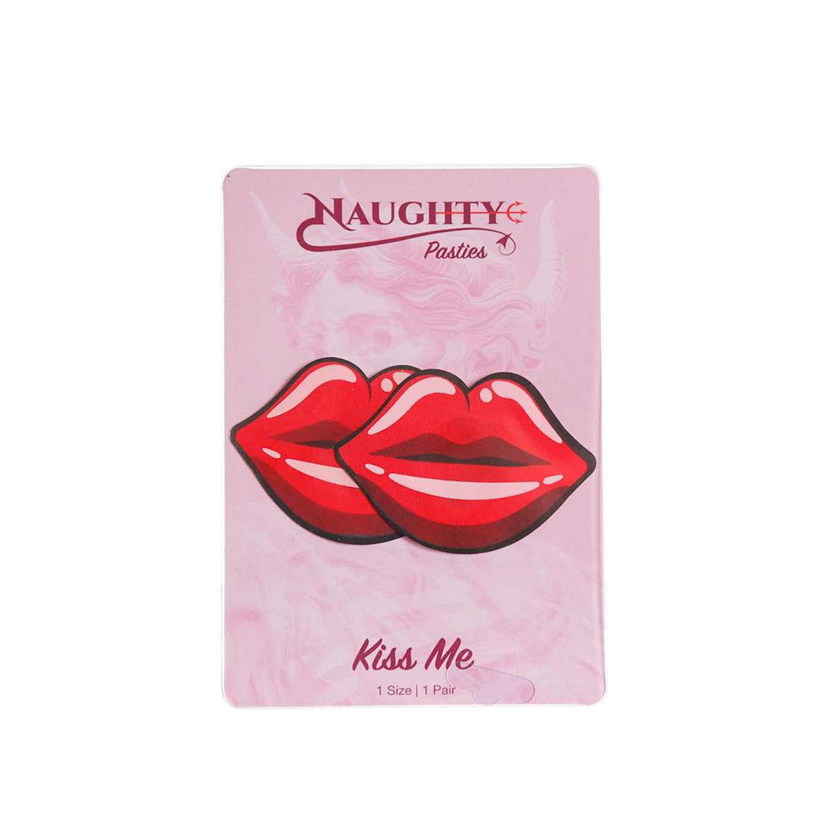 Naughty Glossy Kiss Me Nipple Pasties
