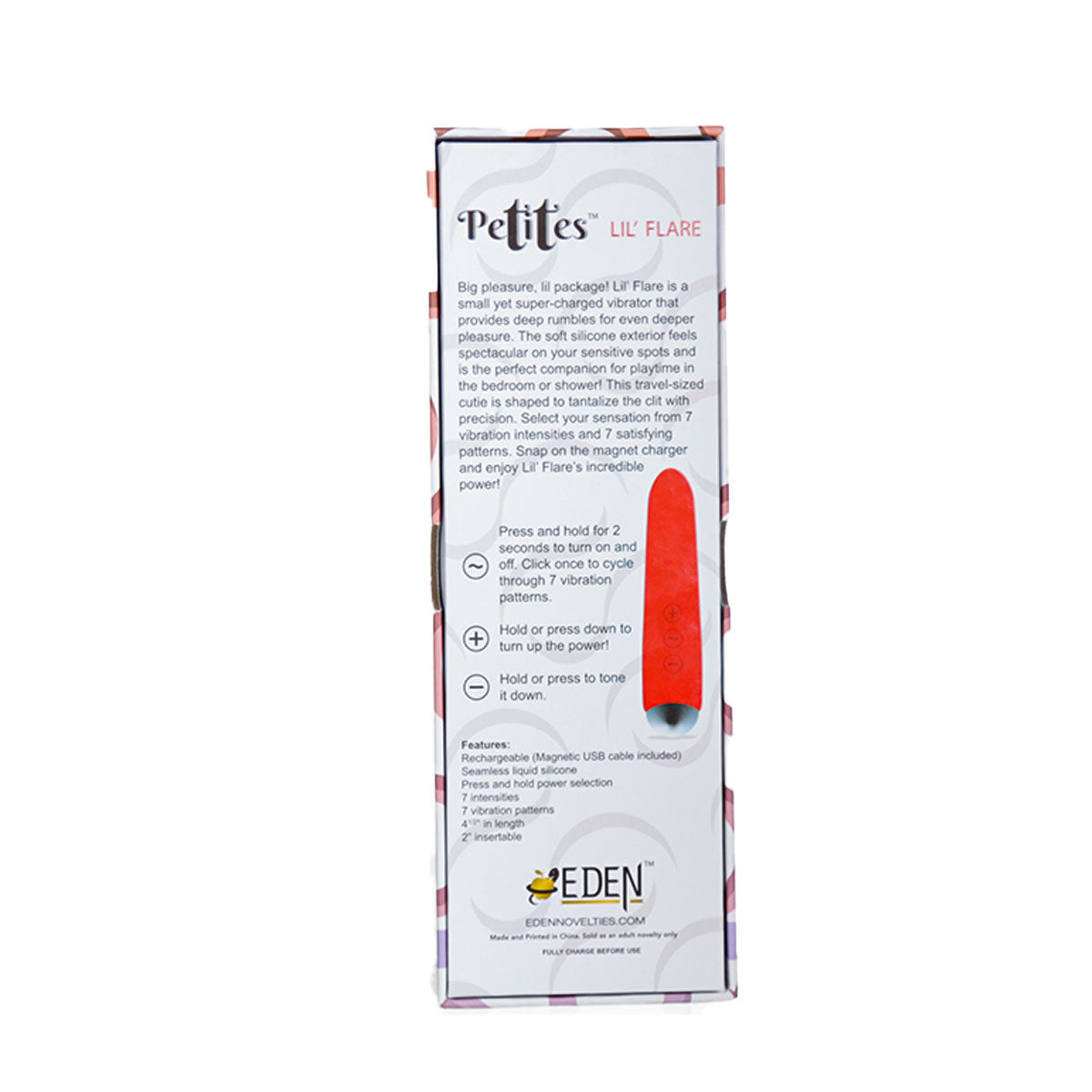 Petites Lil’ Flare Vibrator - Red