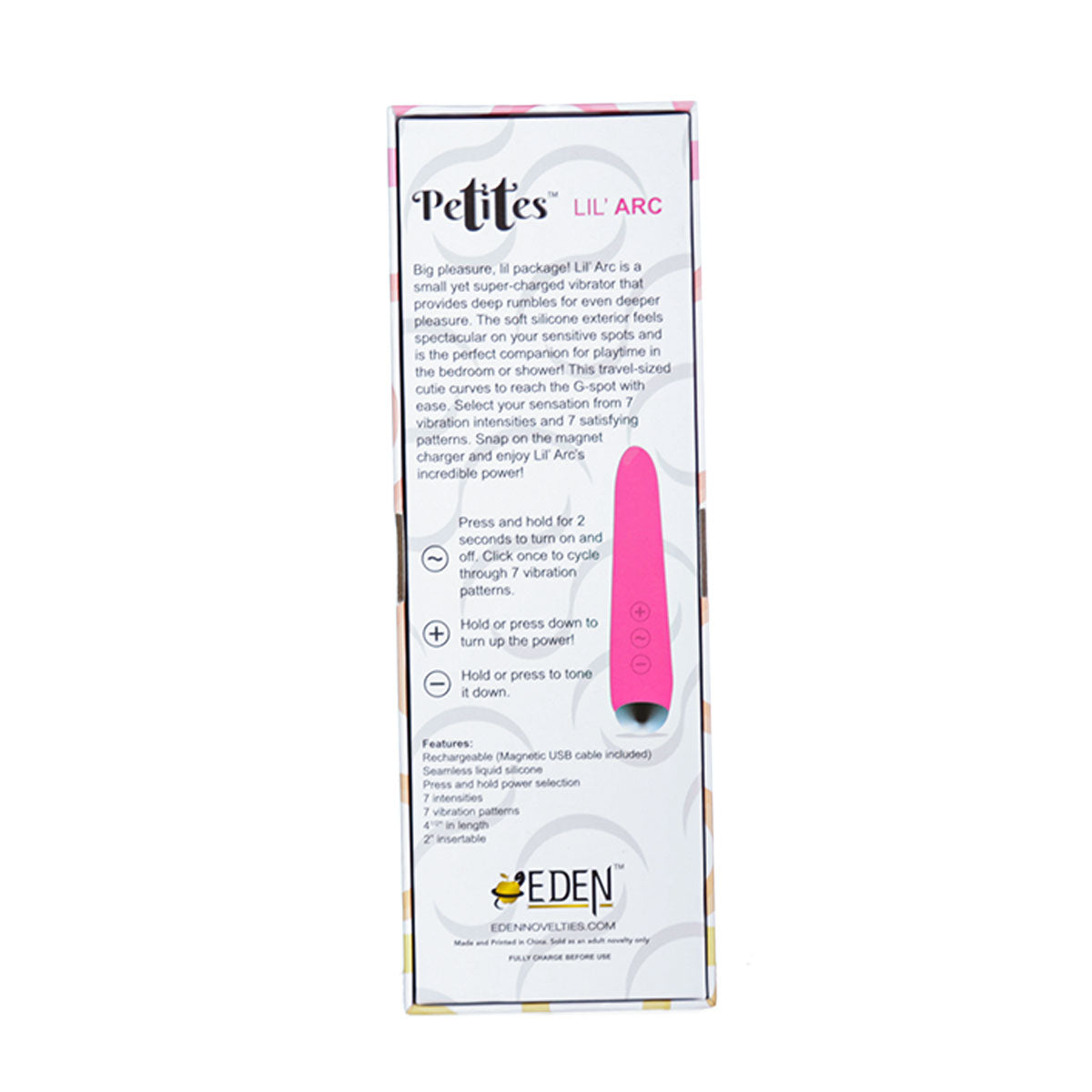 Petites Lil’ Arc Vibrator - Pink