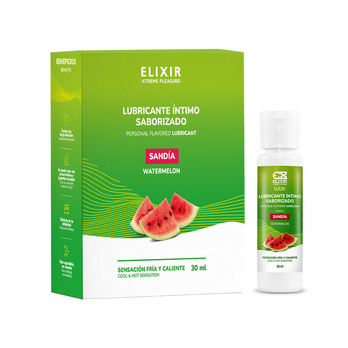 Elixir – Personal Flavored Lubricant – Watermelon – 30 mL/1 oz