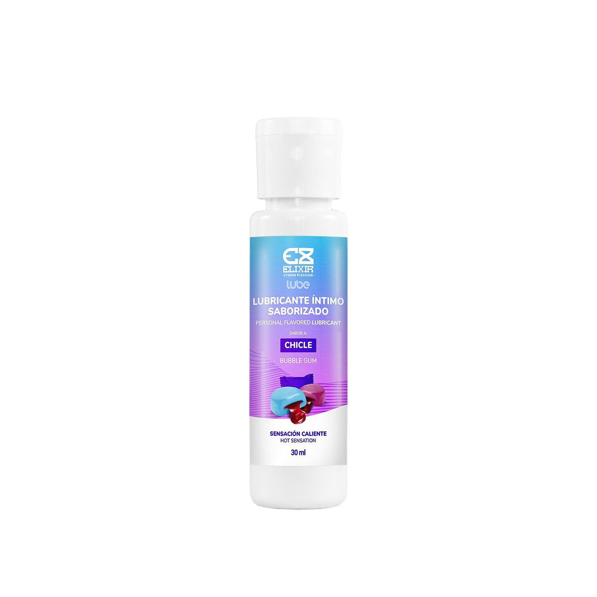 Elixir – Personal Flavored Lubricant – Bubble Gum – 30 mL/1 oz