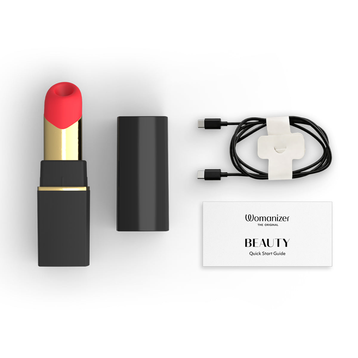 Womanizer® - Beauty – Clitoral Stimulator – Black/Gold