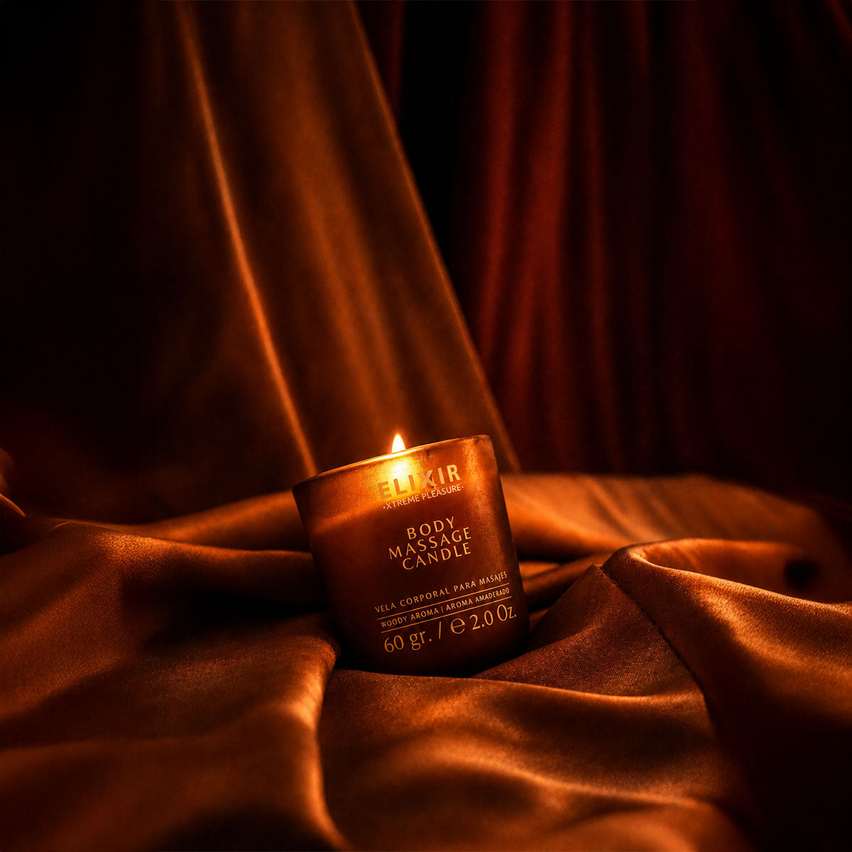 Elixir – Body Massage Candle – Woody Aroma – 30 g/1 oz