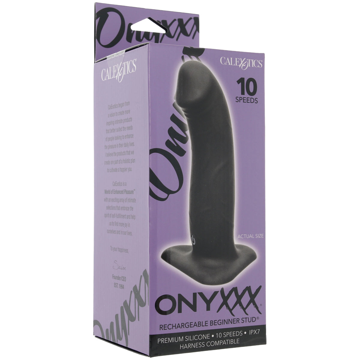 CalExotics® – Onyxxx – Rechargeable Intermediate Stud – Black