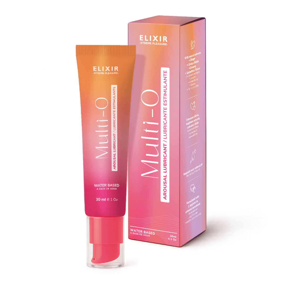 Elixir – Multi O – Arousal Intimate Gel – 30 mL/1 oz