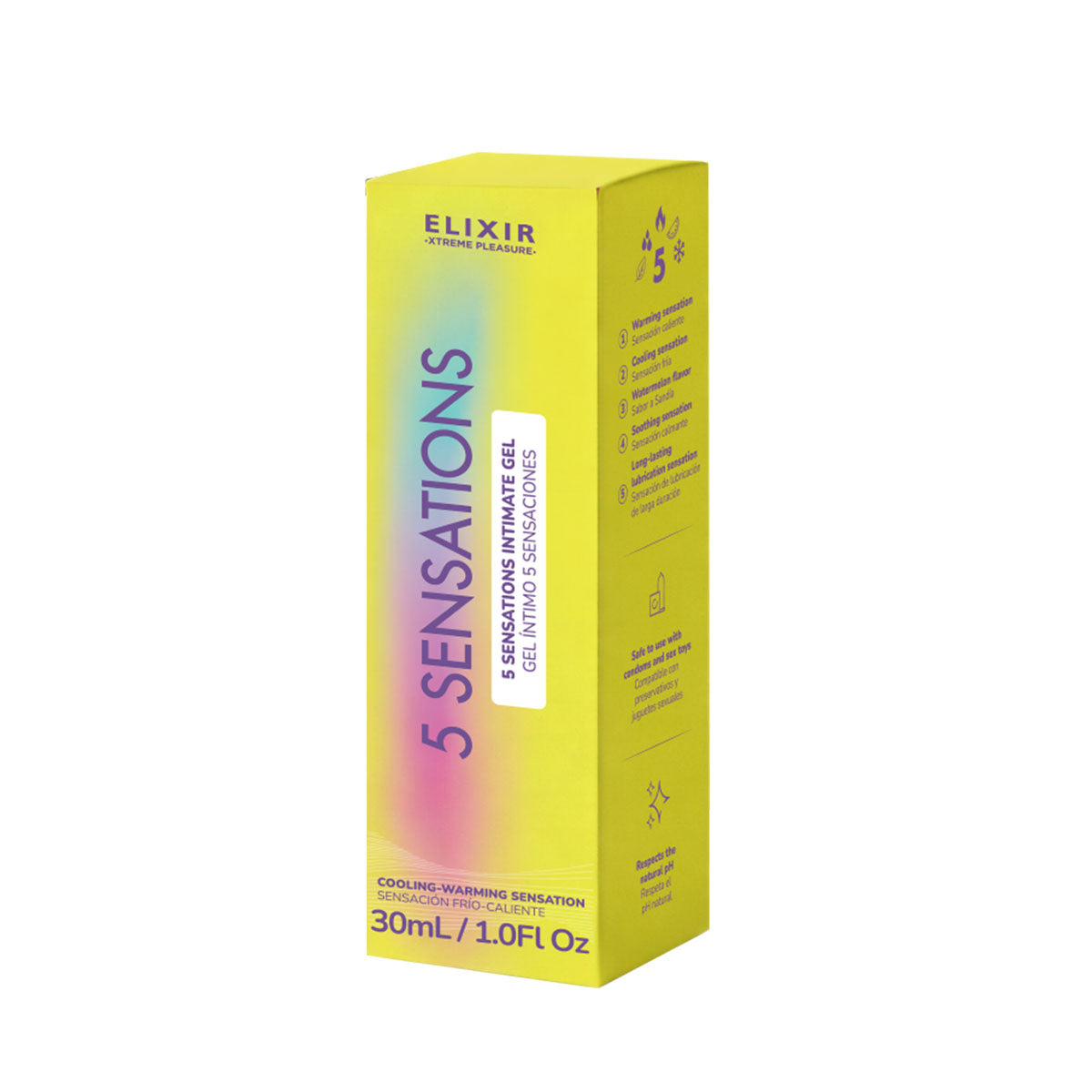 Elixir – 5 Sensations – Intimate Gel – 30 mL/1 oz