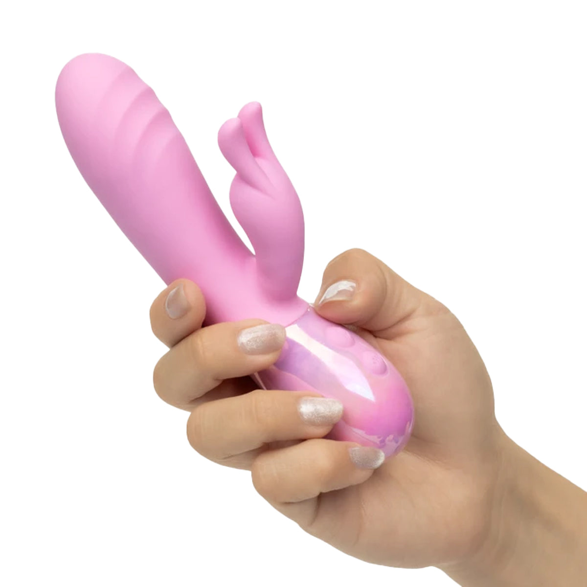 CalExotics® Aura – Thrusting Bunny Vibrator – Pink