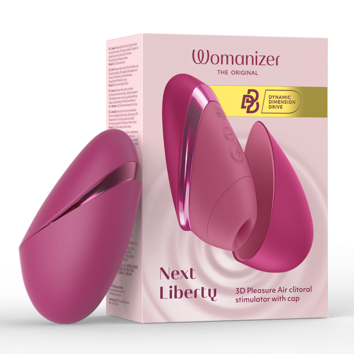 Womanizer® - Next Liberty – Clitoral Stimulator – Vibrant Pink