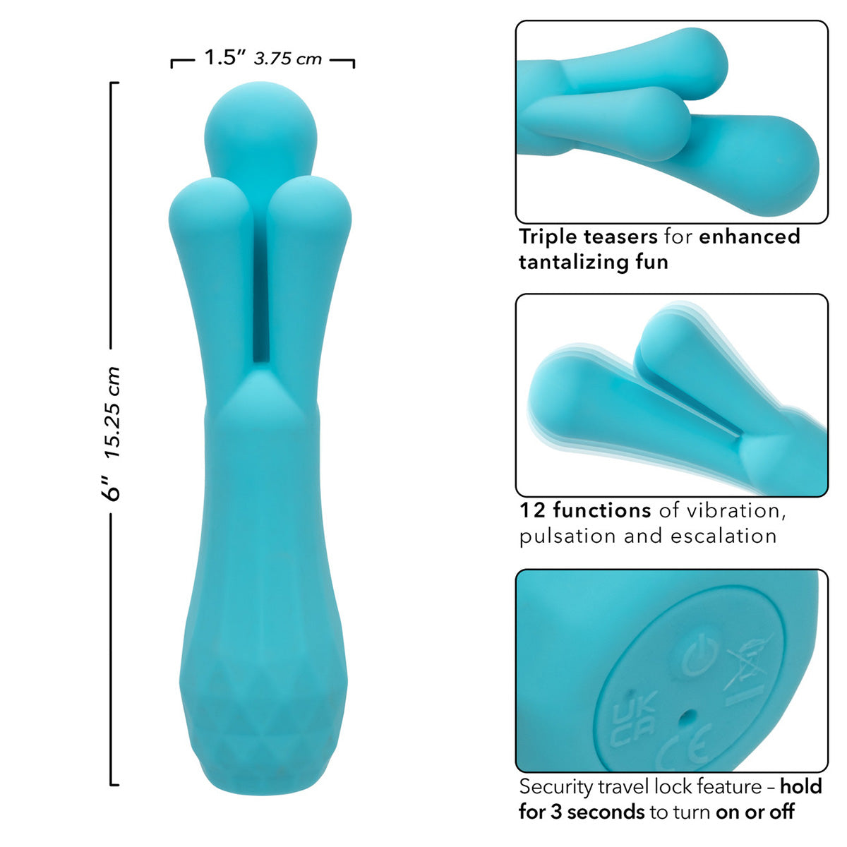 CaleXOtics Gia Triple Teaser – Teal