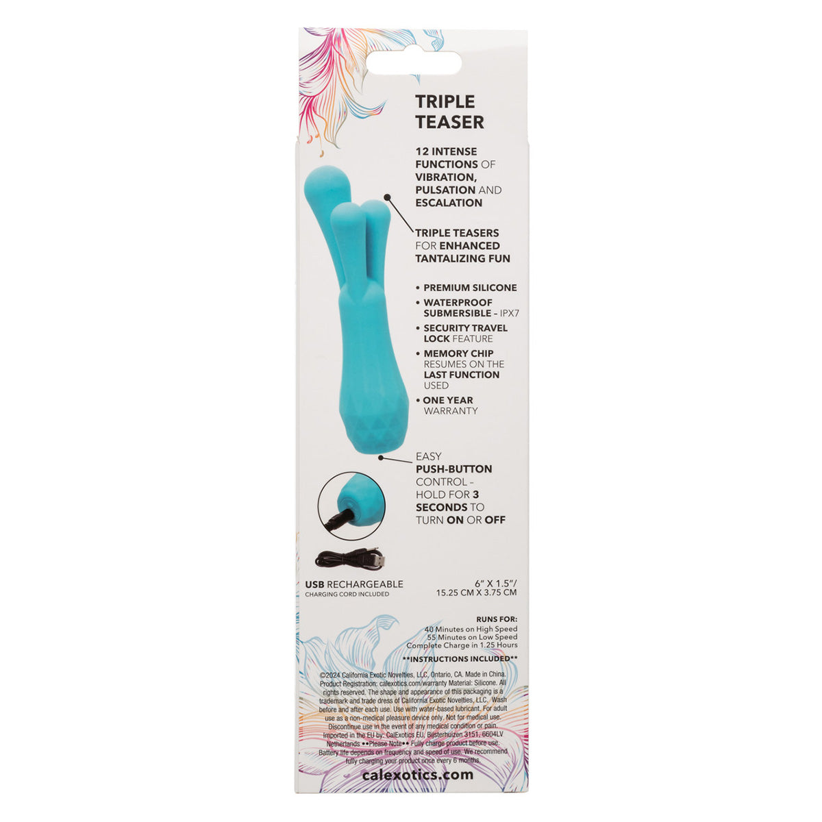 CaleXOtics Gia Triple Teaser – Teal