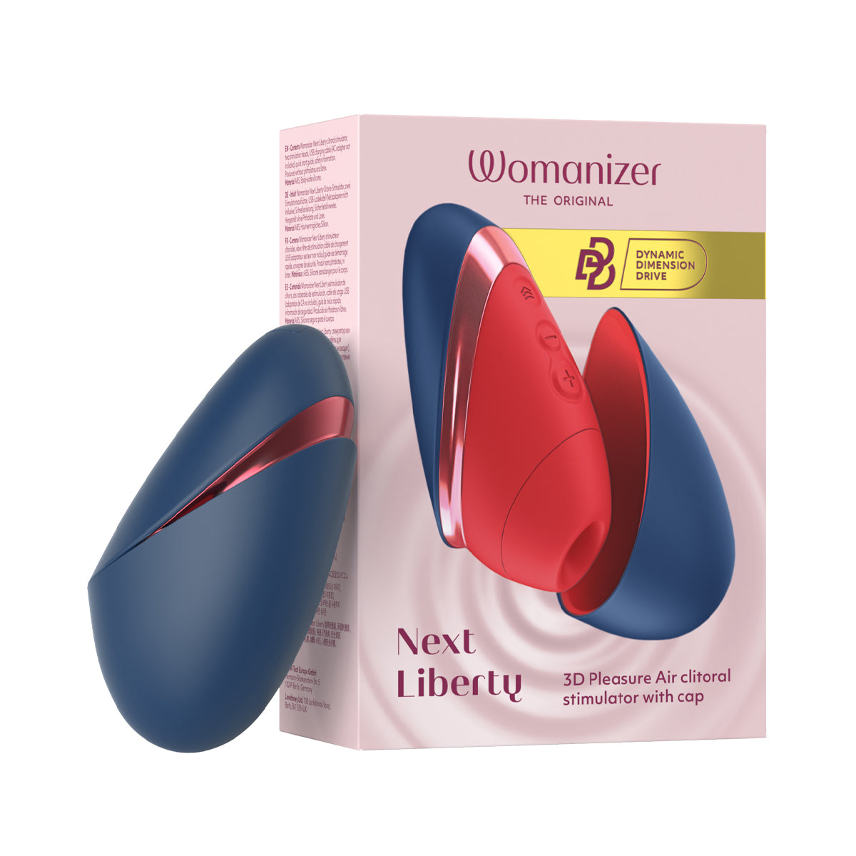 Womanizer® - Next Liberty – Clitoral Stimulator – Blue/Red
