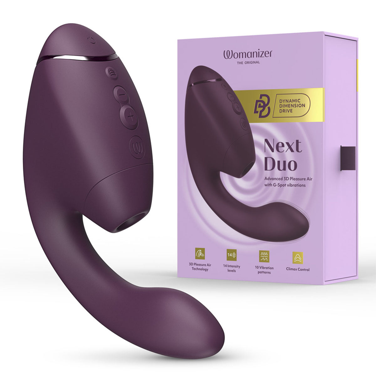 Womanizer Next Duo Dark Purple | BMS Enterprises Womanizer Next Duo Dark Purple | BMS Enterprises