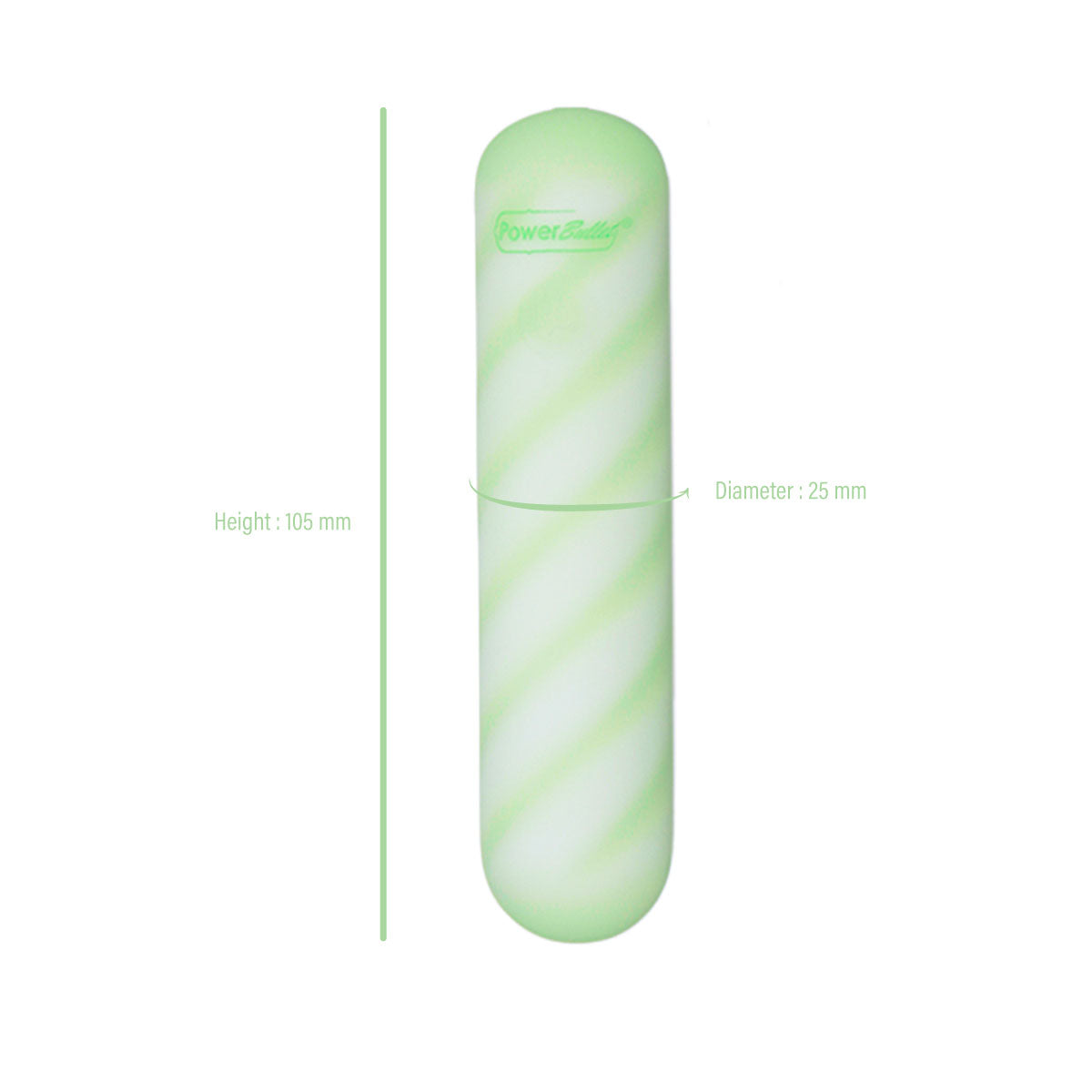 Softies 4” Dual Silicone Body Vibe – Green