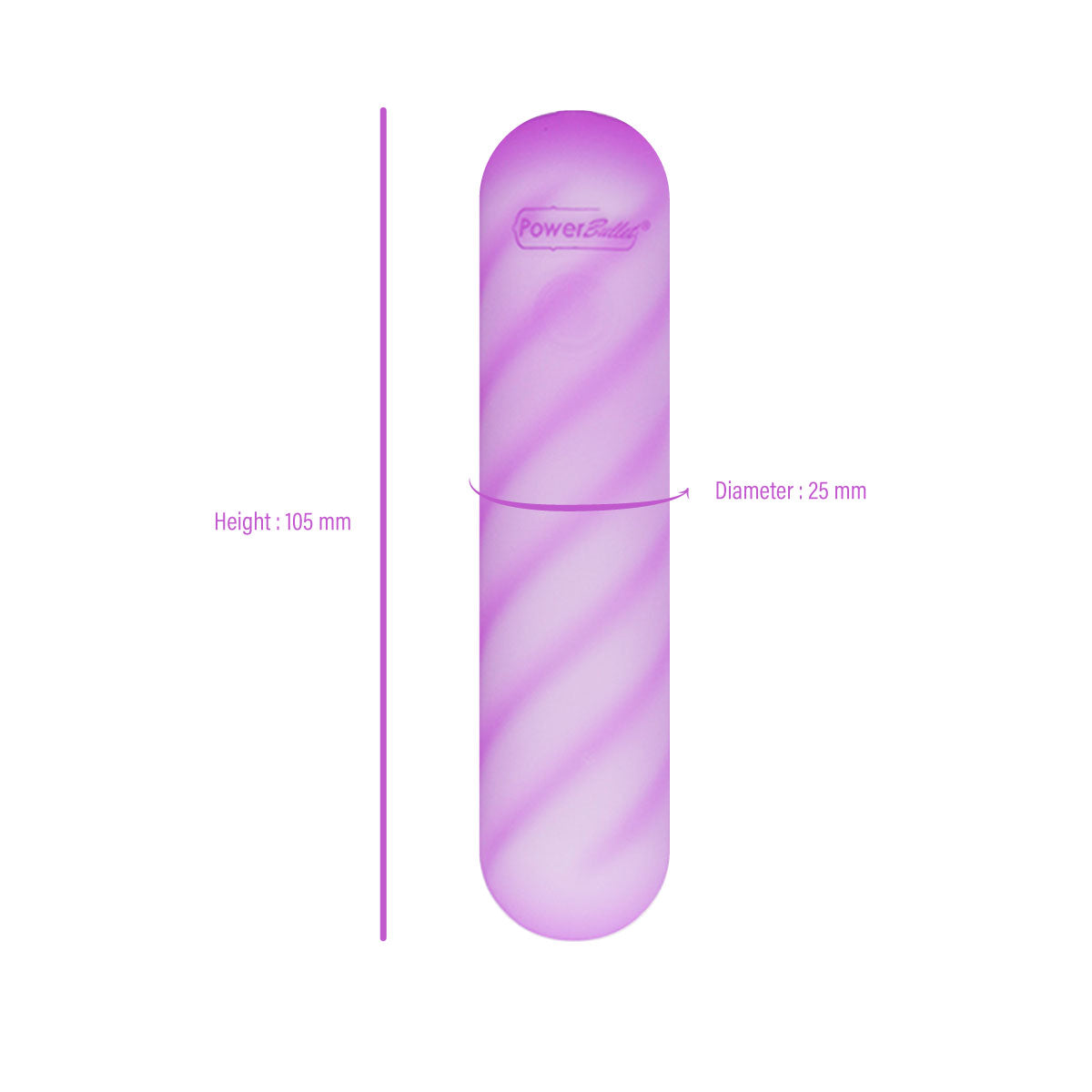 Softies 4” Dual Silicone Body Vibe – Purple
