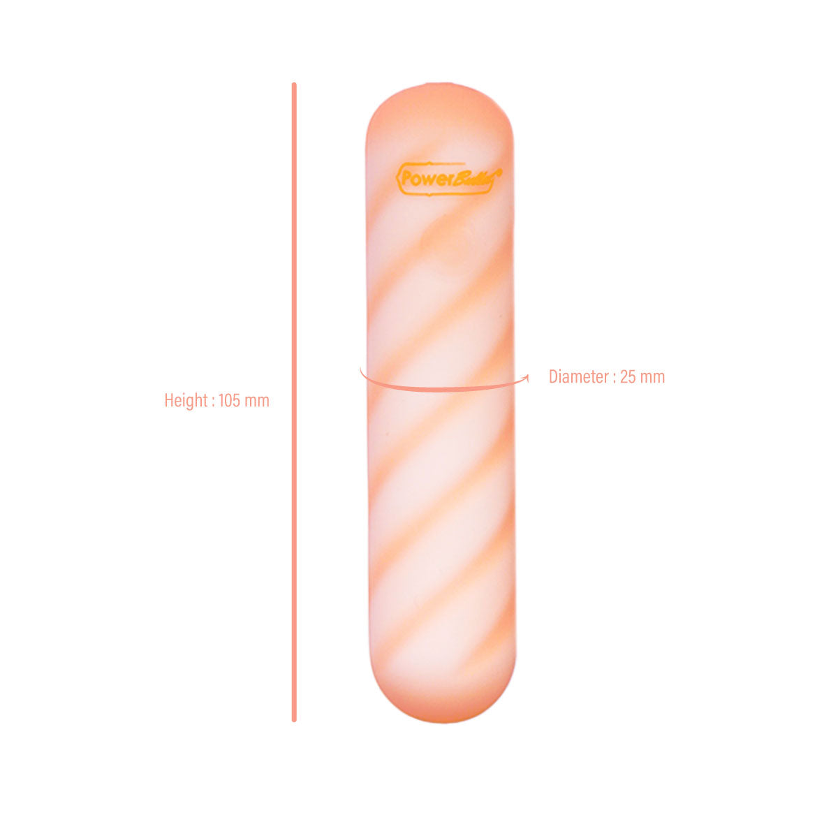 Softies 4” Dual Silicone Body Vibe – Orange