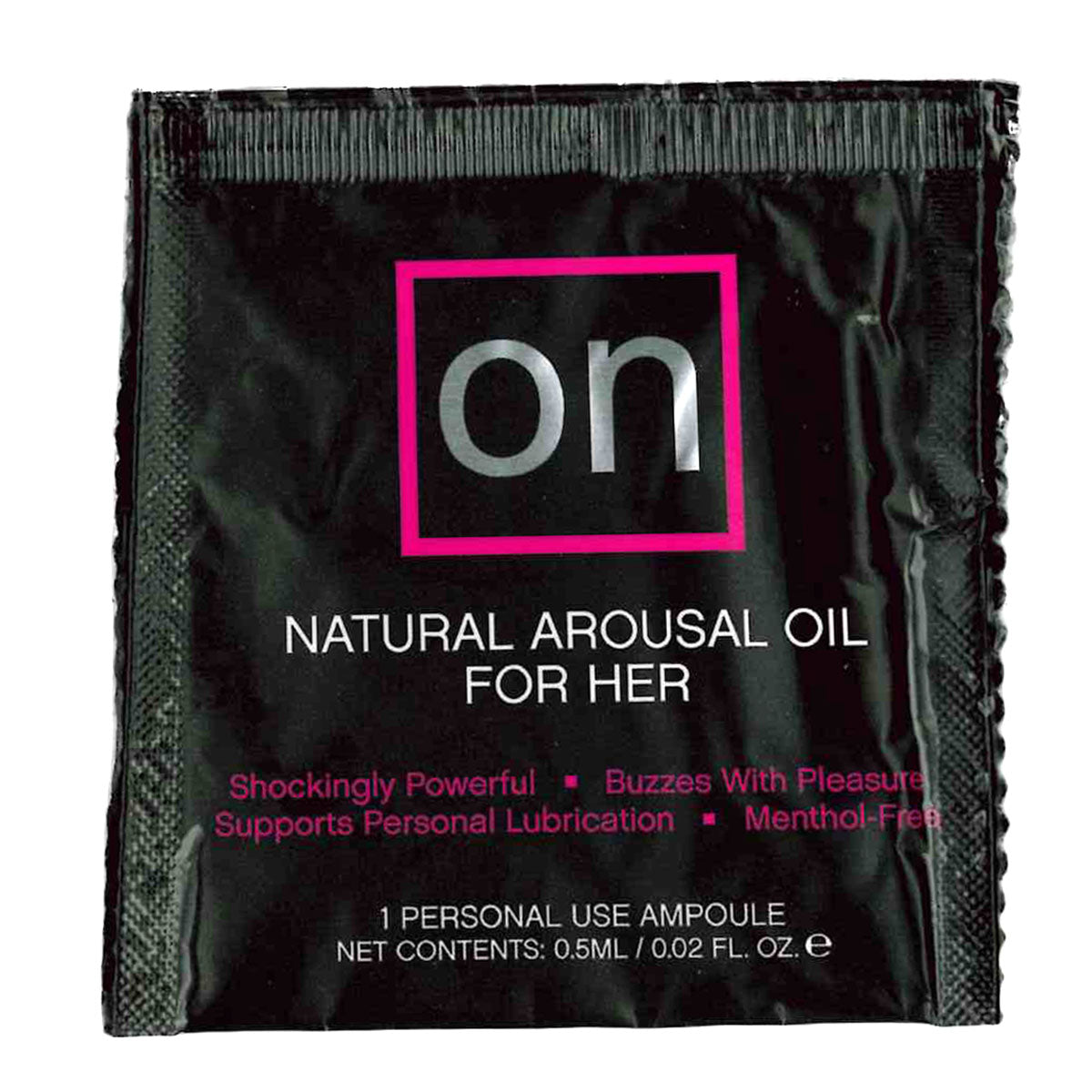 Sensuva – ON - Natural Arousal Oil For Her – Foil 0.5ml/0.002 fl oz.