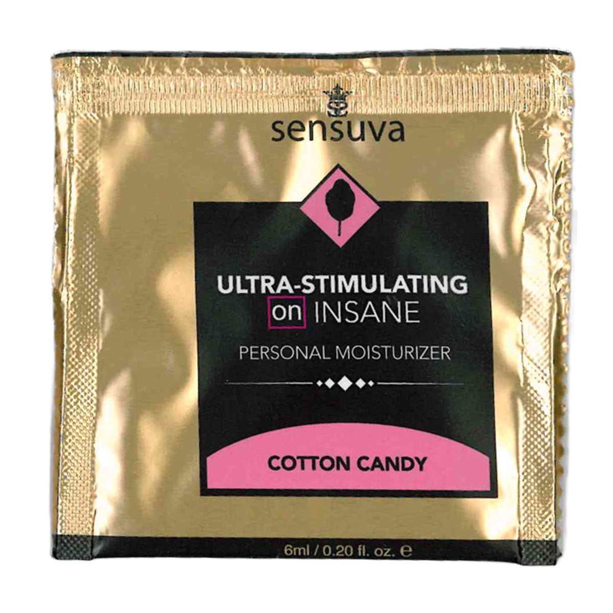 Sensuva – Ultra-Stimulating ON INSANE - Cotton Candy - Foil 6ml/0.20 fl oz.