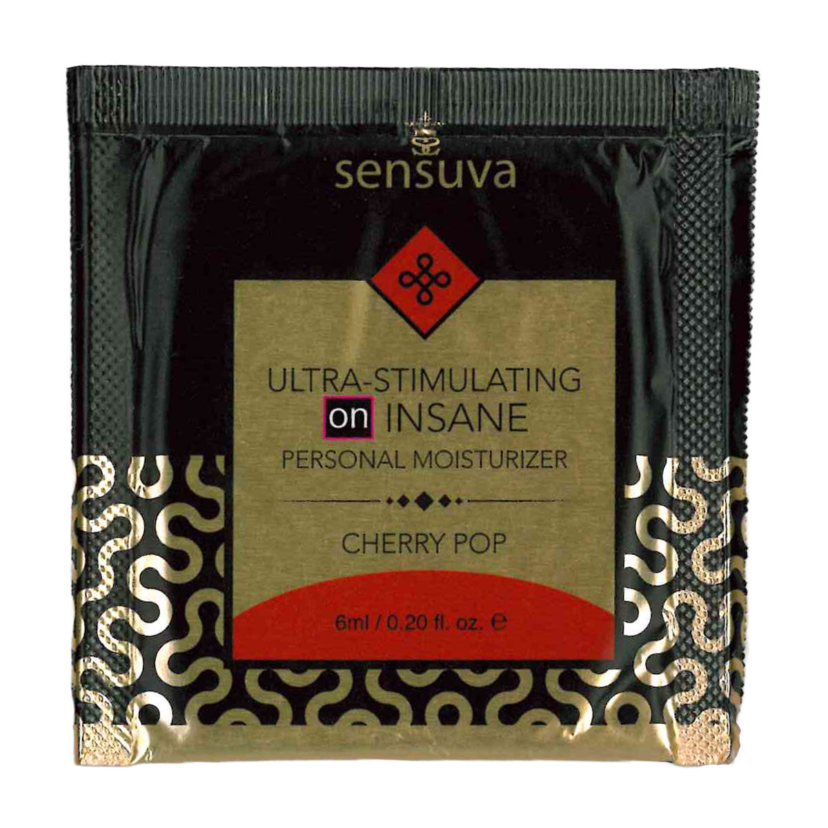 Sensuva – Ultra-Stimulating ON INSANE - Cherry Pop - Foil 6ml/0.20 fl oz.