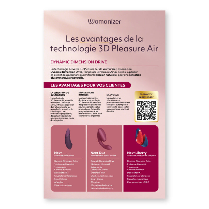 Womanizer® - Next Liberty Merch Kit - FRENCH