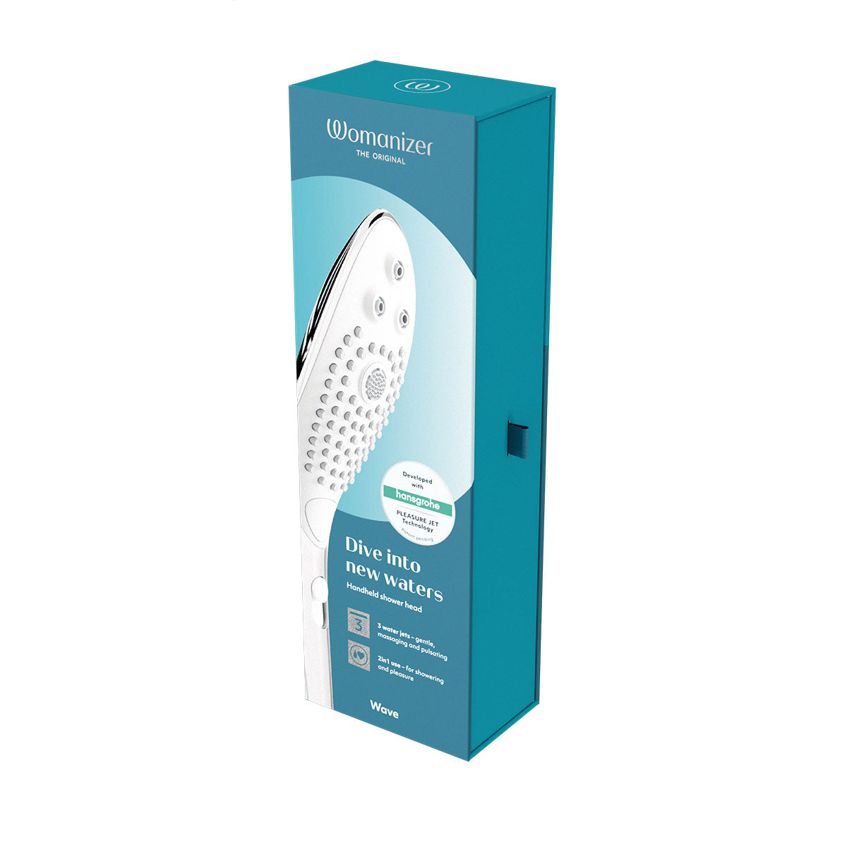 Womanizer® - Wave - Combined Shower Head & Water Massage Clitoral Stim -  BMS Enterprises