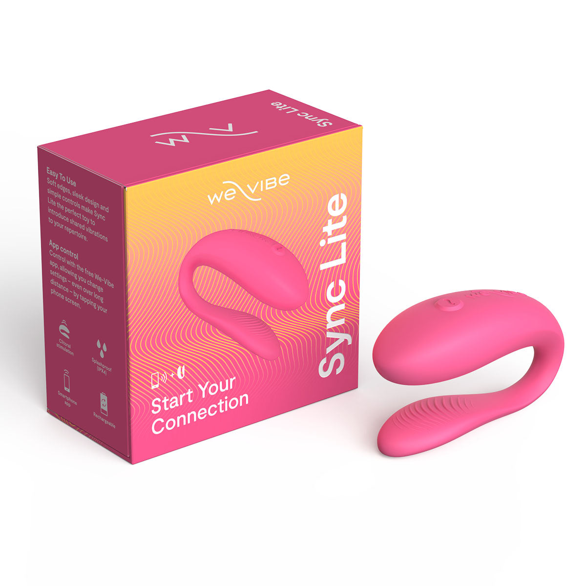 We-Vibe - Sync Lite - Couples Vibrator Pink - BMS Enterprises We-Vibe - Sync Lite - Couples Vibrator Pink - BMS Enterprises