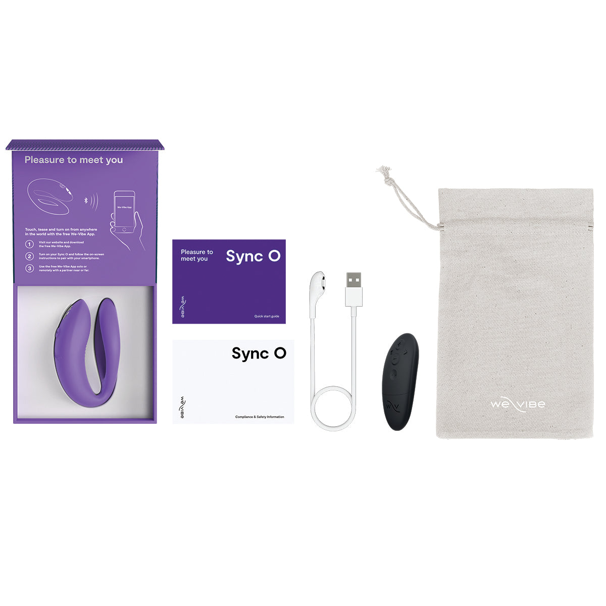 We-Vibe® - Sync O - Couples Vibrator – Light Purple