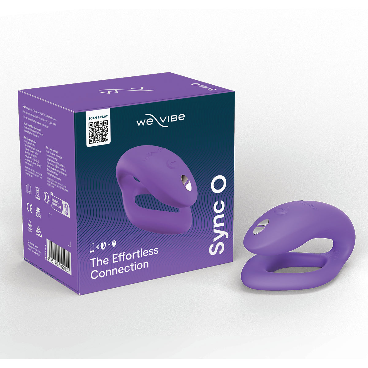 Sync O by We-Vibe in Bright Purple
