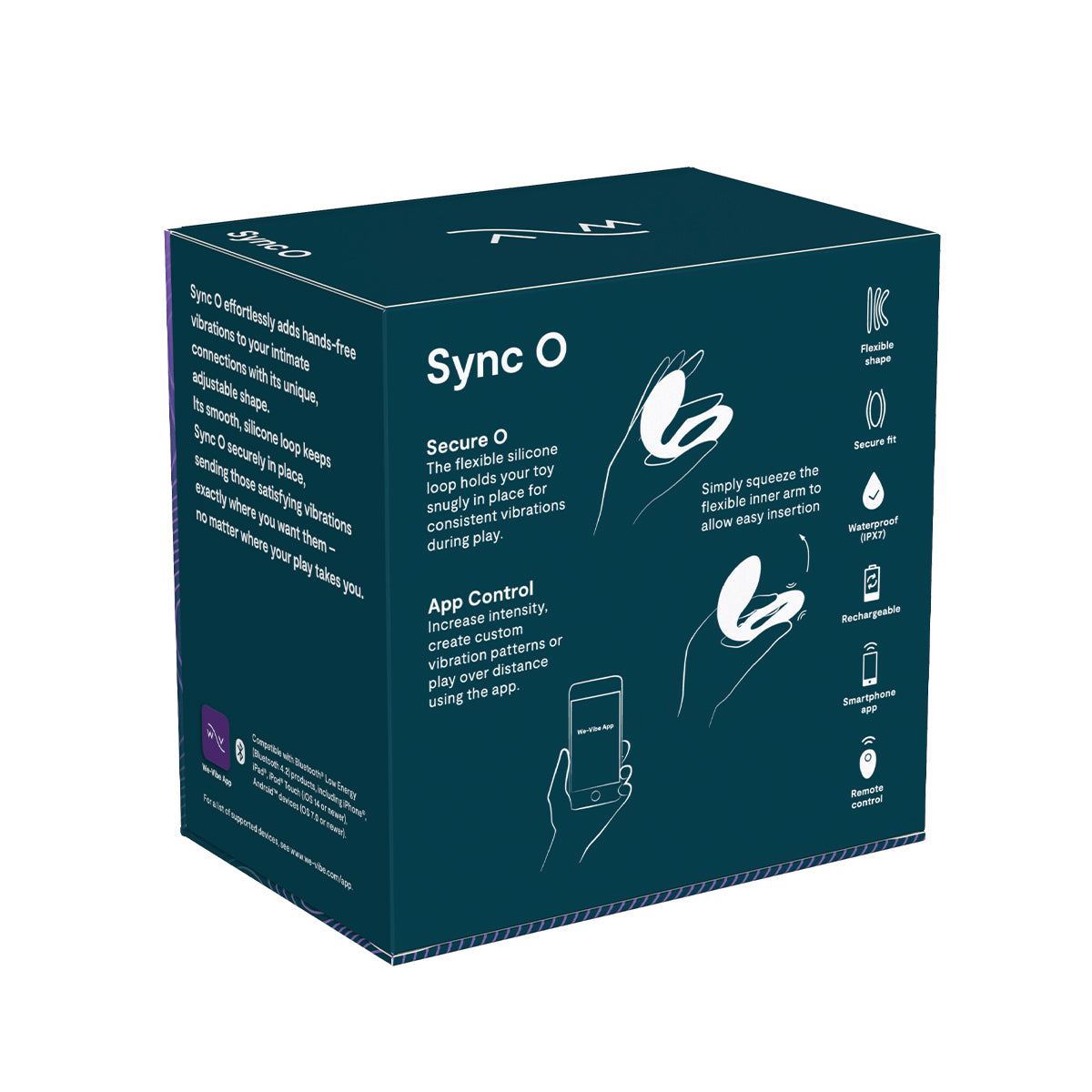 We-Vibe - Sync O - Couples Vibrator Velvet Green - BMS Enterprises We-Vibe - Sync O - Couples Vibrator Velvet Green - BMS Enterprises