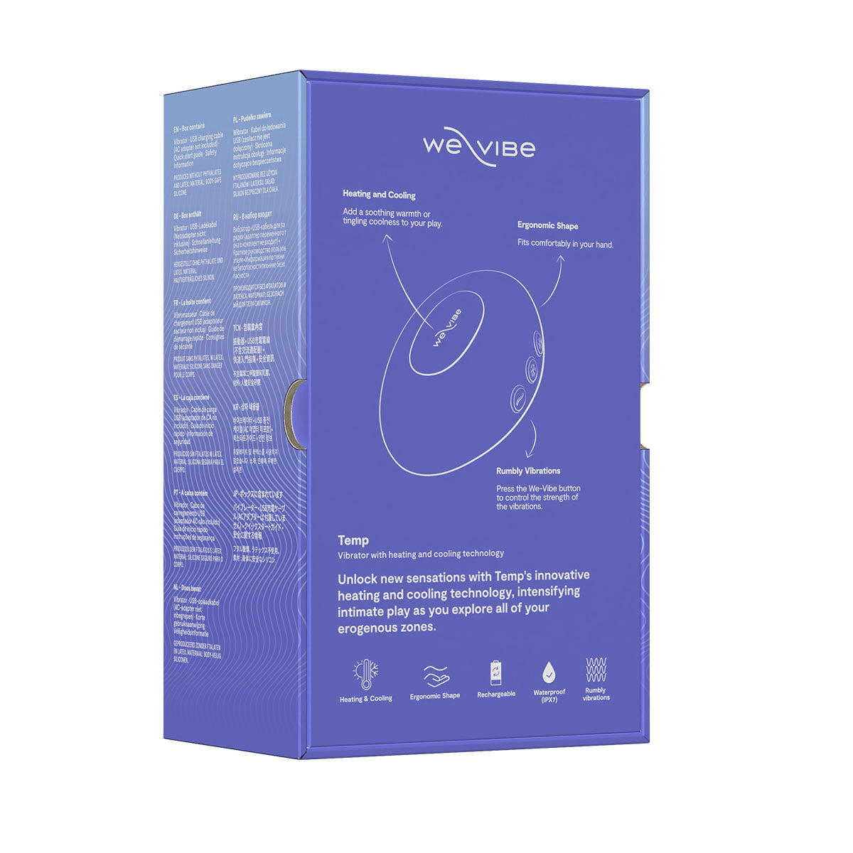 We-Vibe Temp Heating &amp; Cooling Massager – Lavender Blue